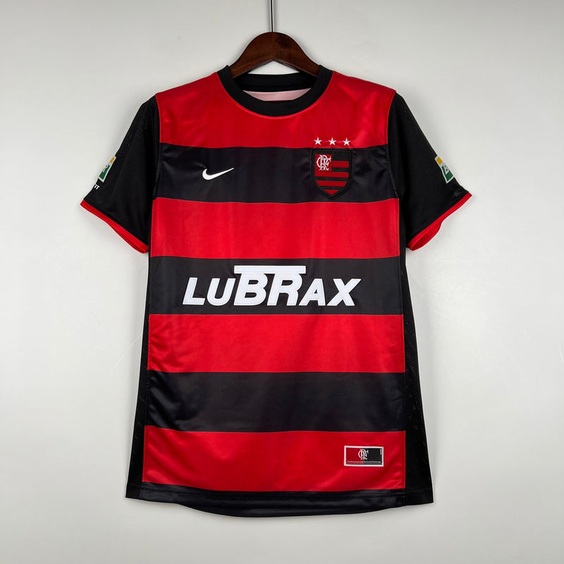 Camisa Flamengo Retrô 2000/2001 - Vermelha e Preta