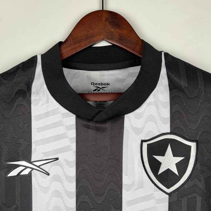 Camisa Botafogo I 23/24 Kappa - Branco e Preto