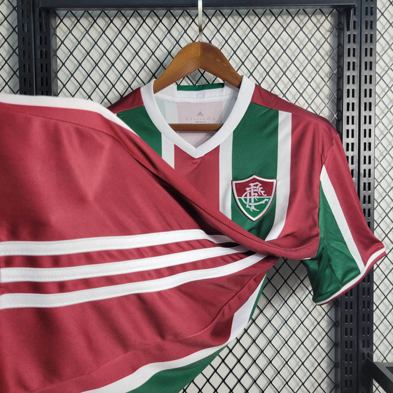 Camisa Fluminense Retrô 16/17 Vermelha e Verde - Adidas