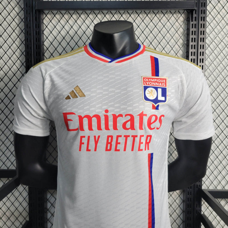 Camisa Lyon I 23/24 Branca - Adidas - Masculino Jogador