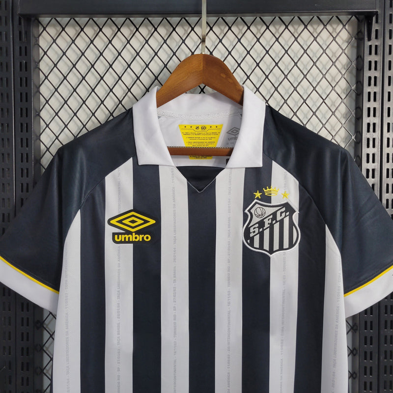 Camisa Santos II 23/24 Umbro - Preto e Branco