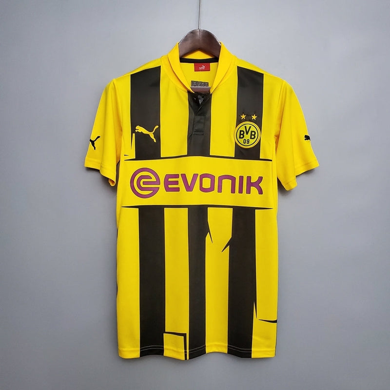 Camisa Borussia Dortmund Retrô 1213 - Puma - Amarela e Preta