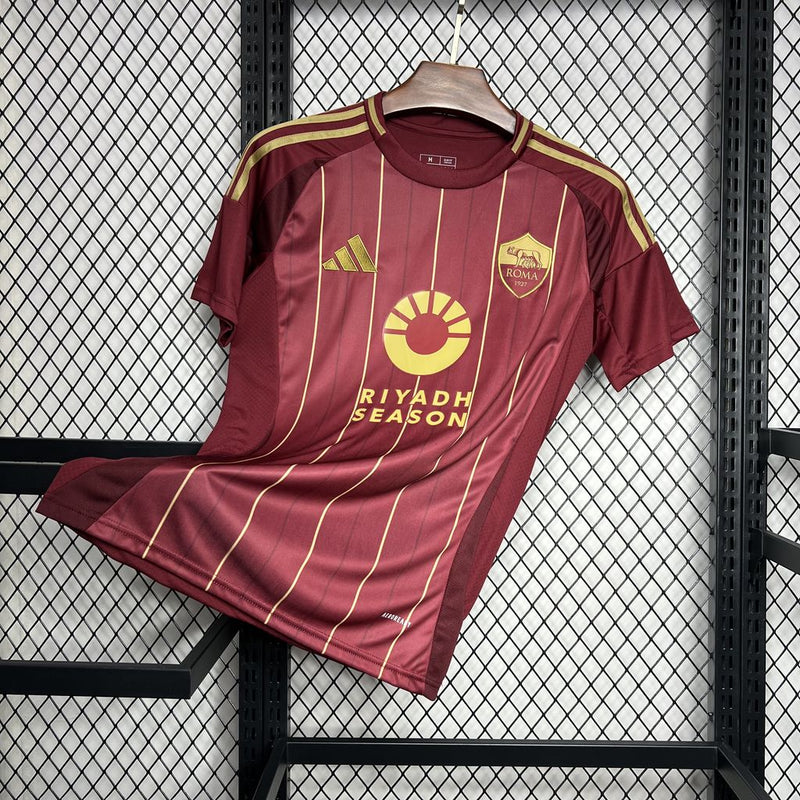 Camisa Roma Home 24/25 - Adidas Torcedor Masculina Lançamento