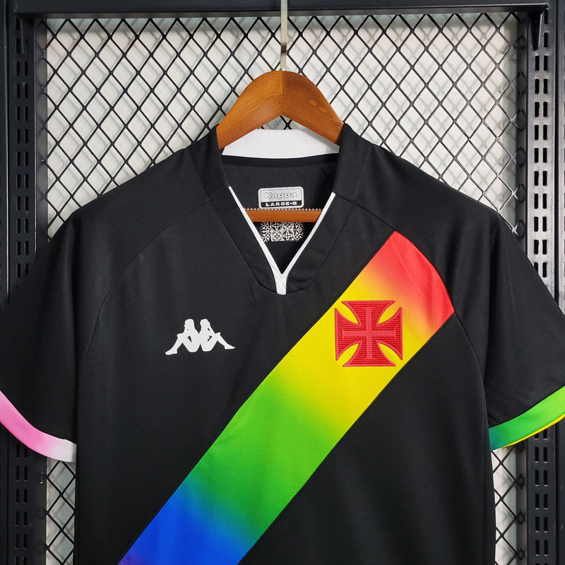 Camisa Vasco Black 23/24 Kappa - LGBT