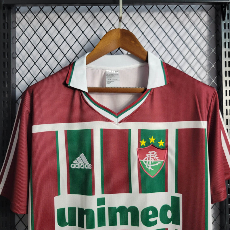 Camisa Fluminense Retrô 2002/2003 Vermelha e Verde - Adidas