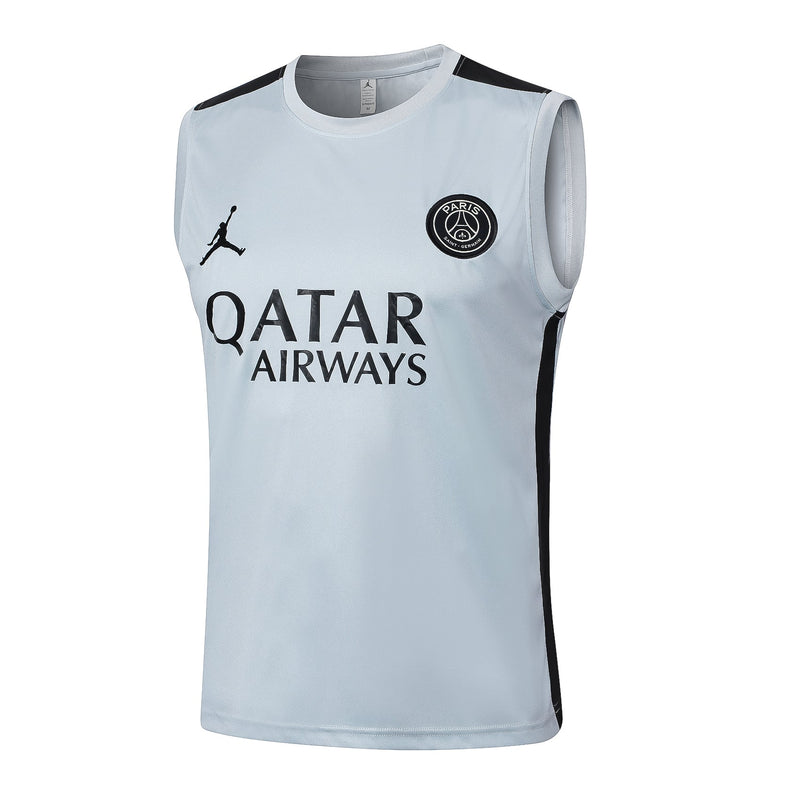 Kit Treino PSG 23/24 Nike - Branco e Preto - 23/24