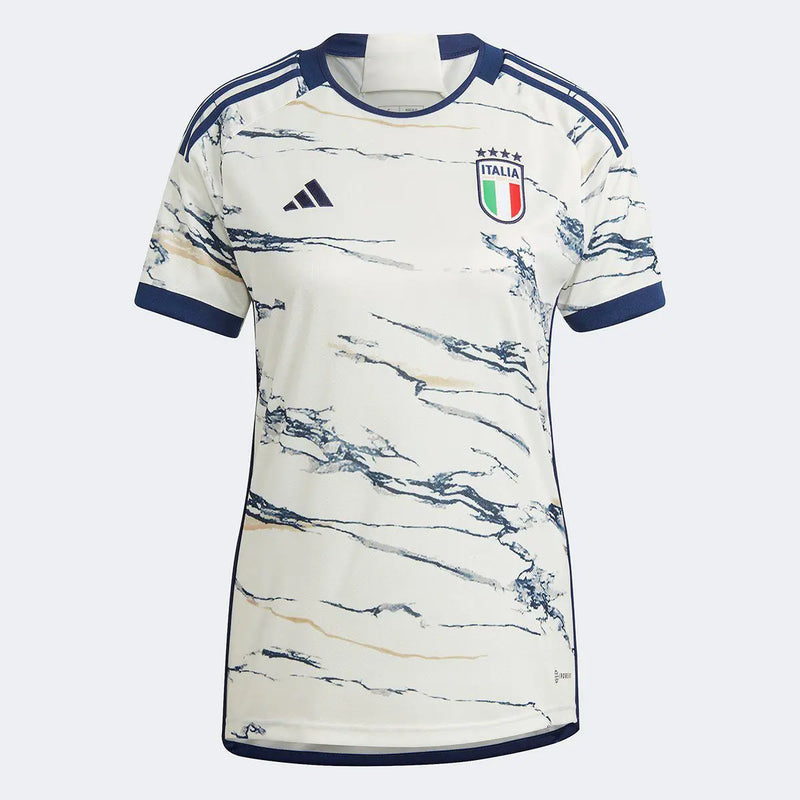 Camisa Feminina Seleção Italiana 23/24 Adidas - Branca