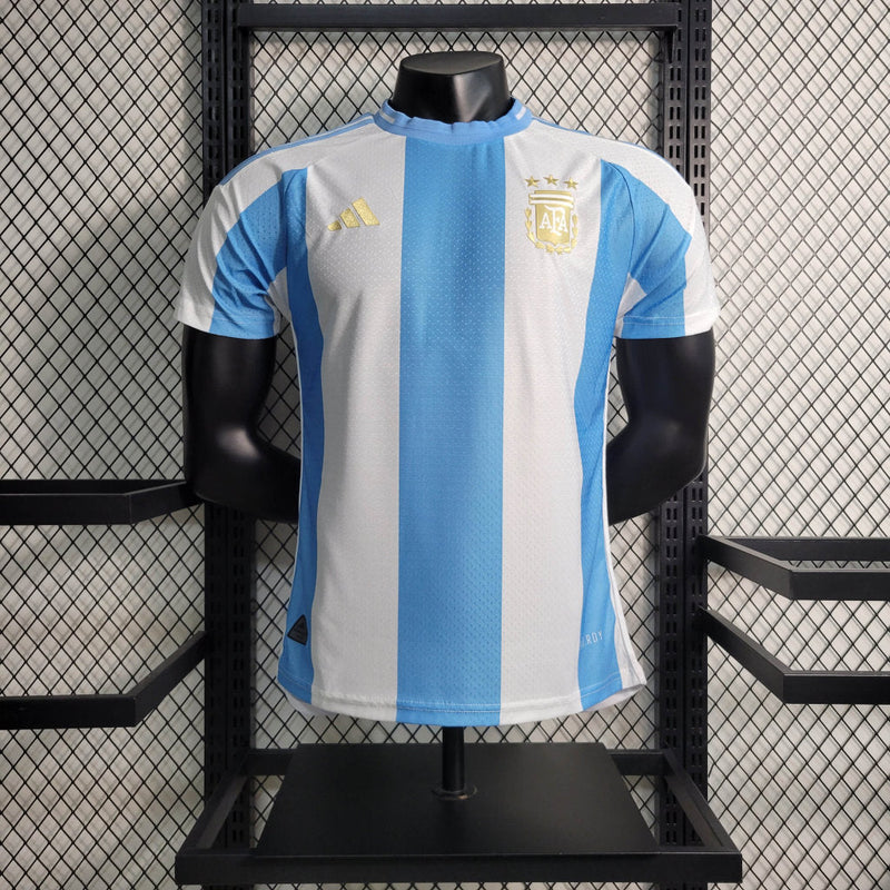 Camisa Argentina I 23/24 - Branca e Azul - Adidas - Masculino Jogador