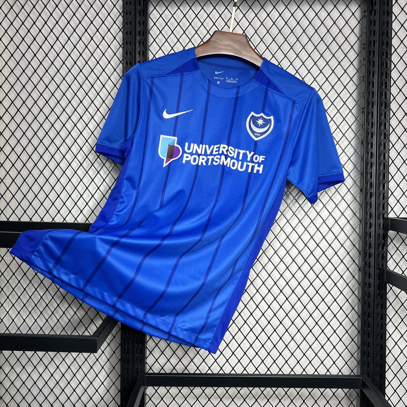 Camisa Portsmouth Home 24/25 - Nike Torcedor Masculina Lançamento