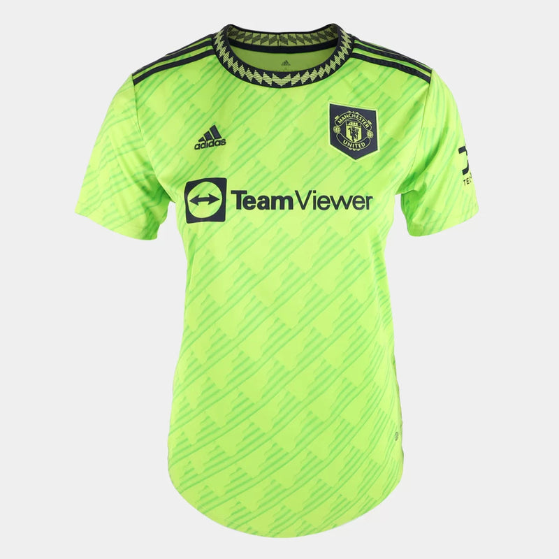 Camisa Feminina Manchester United III 22/23 Adidas - Verde