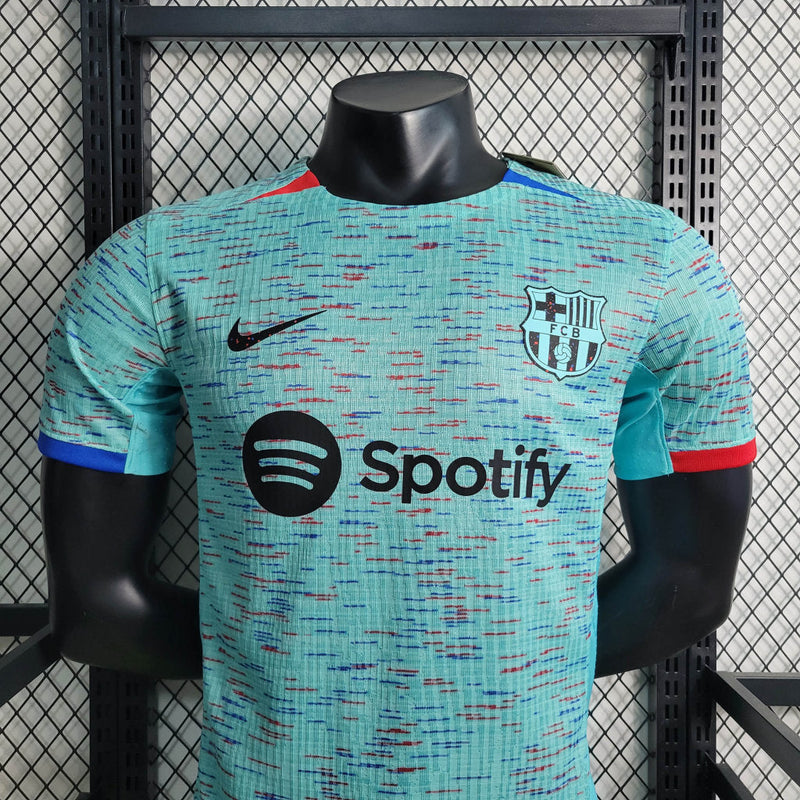 Camisa Barcelona III 23/24 Azul - Nike - Masculino Jogador