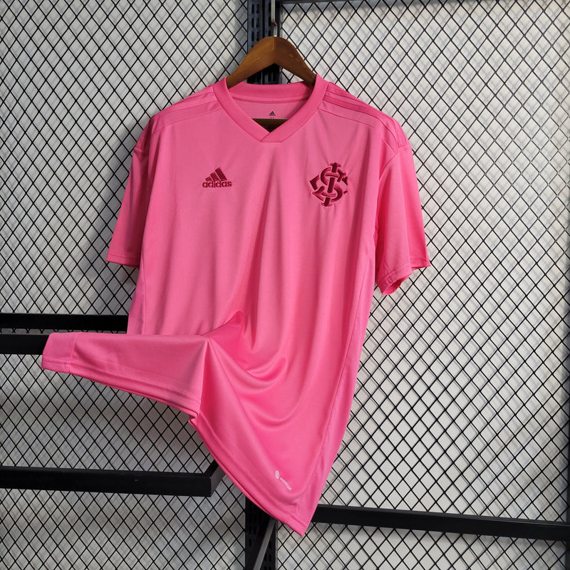 Camisa Internacional Outubro Rosa 22/23 Adidas - Rosa