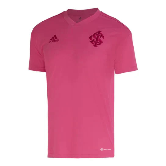 Camisa Internacional Outubro Rosa 22/23 Adidas - Rosa