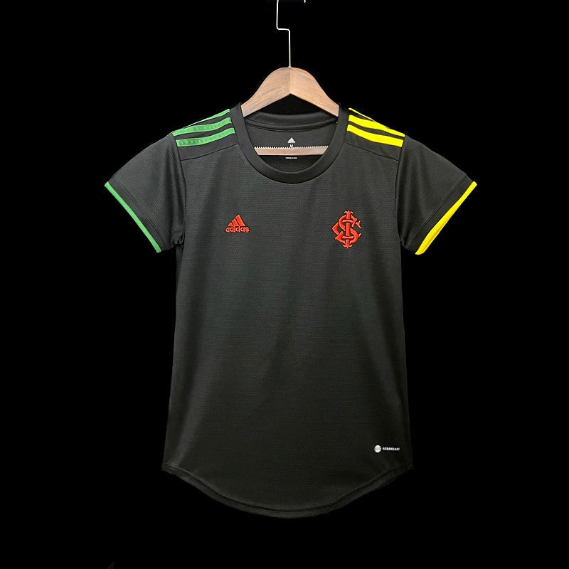 Camisa Internacional III 22/23 Adidas Feminina - Preto