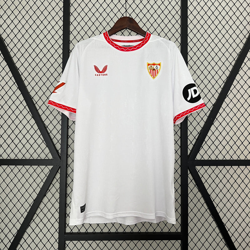 Camisa Sevilla Home 24/25 - Castore Torcedor Masculina