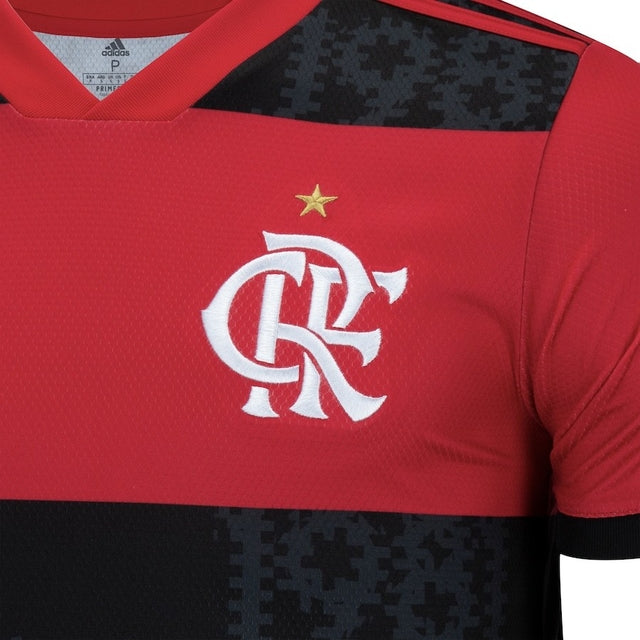 Camisa Flamengo I 21/22 Adidas - Rubro Negro