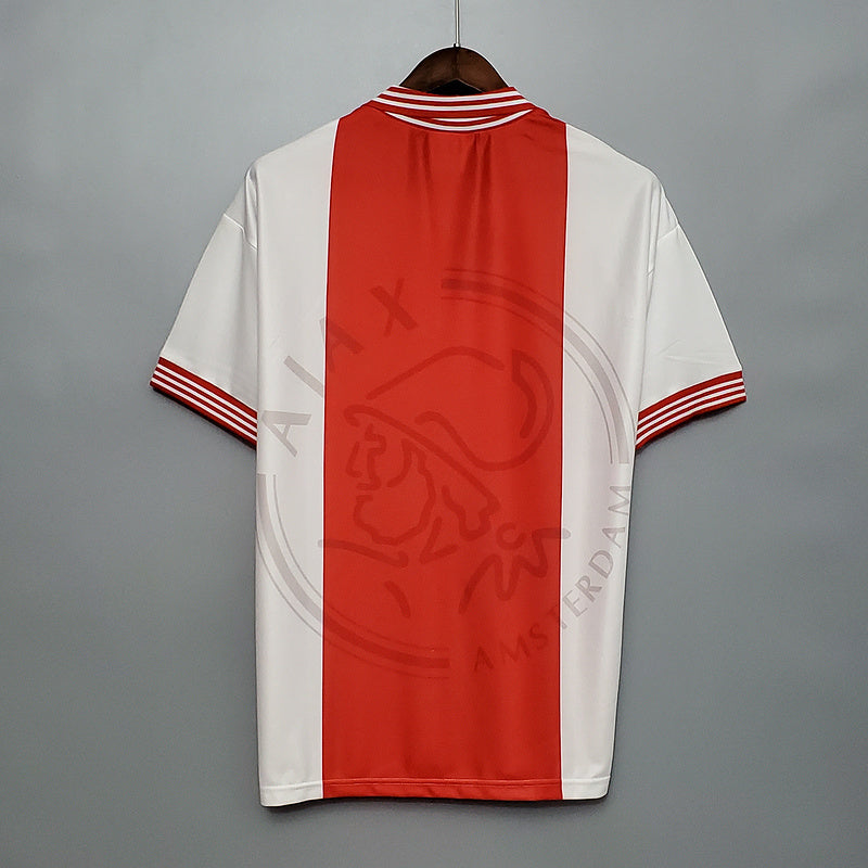 Camisa Ajax Retrô 1995/1996 Vermelha e Branca - Umbro