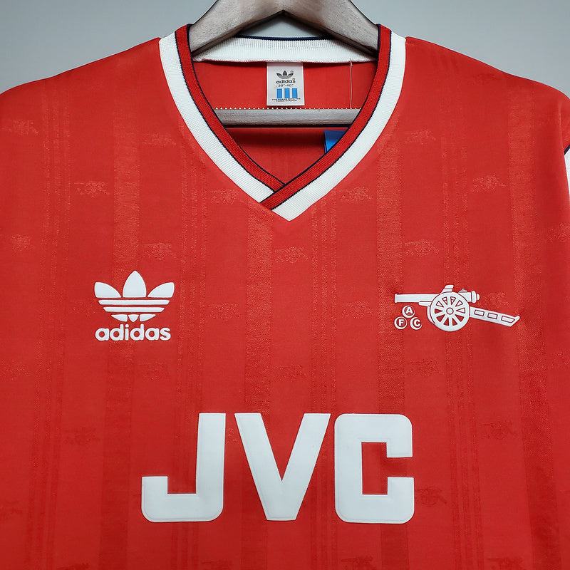 Camisa Arsenal Retrô 1988/1989 Vermelha- Adidas