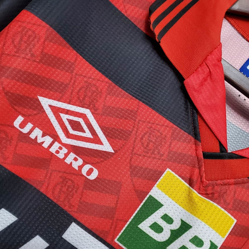 Camisa Flamengo Retrô 1995 Vermelha e Preta - Umbro