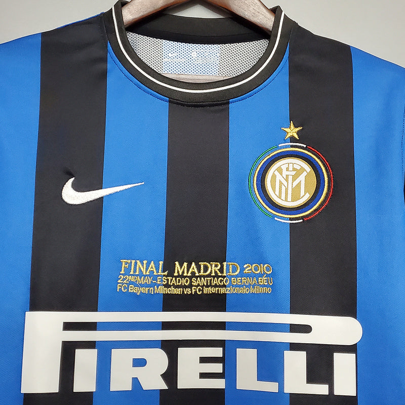 Camisa Inter de Milão Retrô 2010 Azul e Preta - Nike