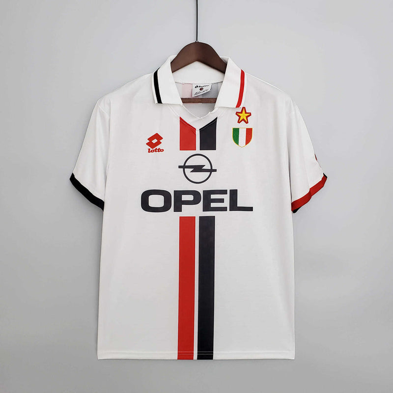 Camisa Milan Retrô 1995/1997 Branca - Lotto