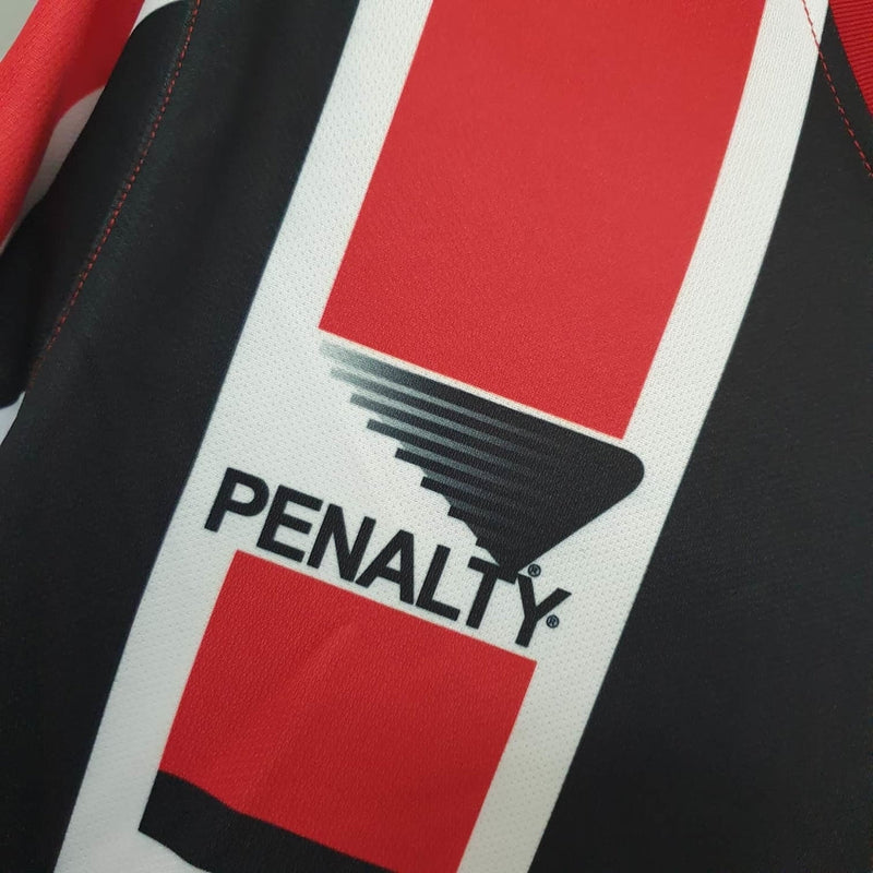 Camisa São Paulo Retrô 1993 Vermelha e Preta - Penalty