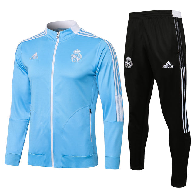 Conjunto Real Madrid 21/22 Azul - Adidas - Com Fecho