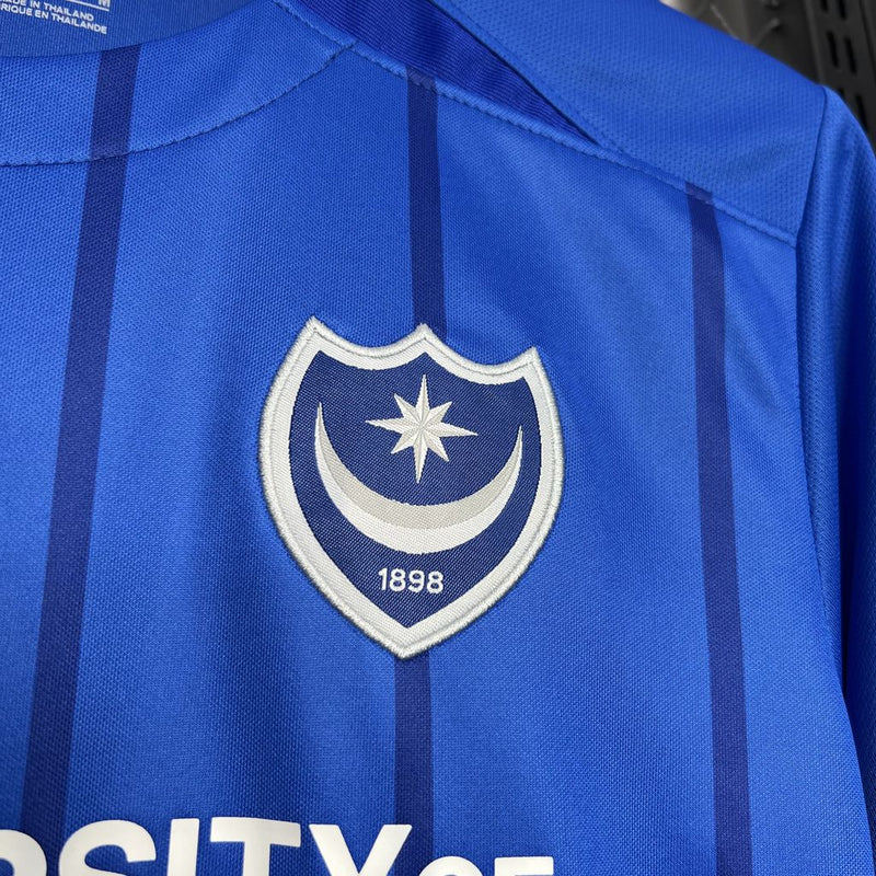 Camisa Portsmouth Home 24/25 - Nike Torcedor Masculina Lançamento