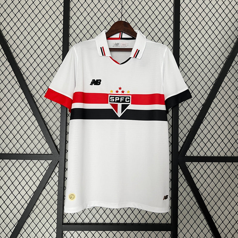 Camisa São Paulo Titular 24/25 - NB Torcedor Masculina Lançamento