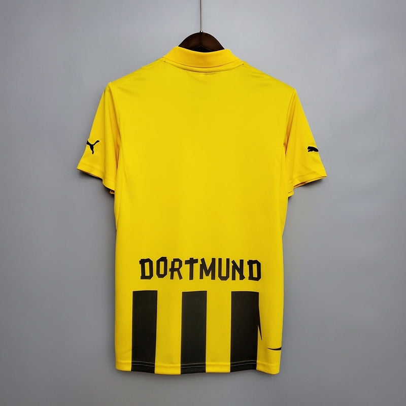 Camisa Borussia Dortmund Retrô 1213 - Puma - Amarela e Preta