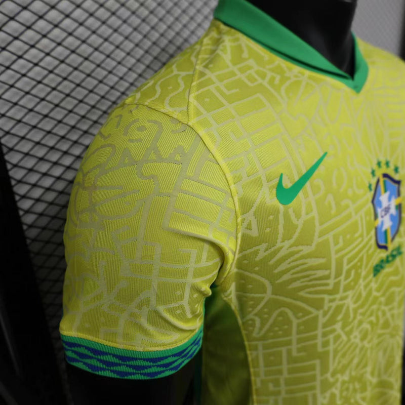 Camisa Brasil I 2024/25 Amarela - Nike - Masculino Jogador