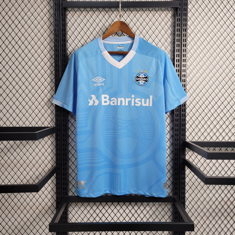 Camisa Grêmio III 23/24 Umbro - Celeste