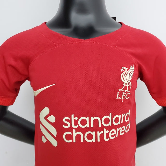 Kit Infantil Liverpool 22/23 Nike - Vermelho